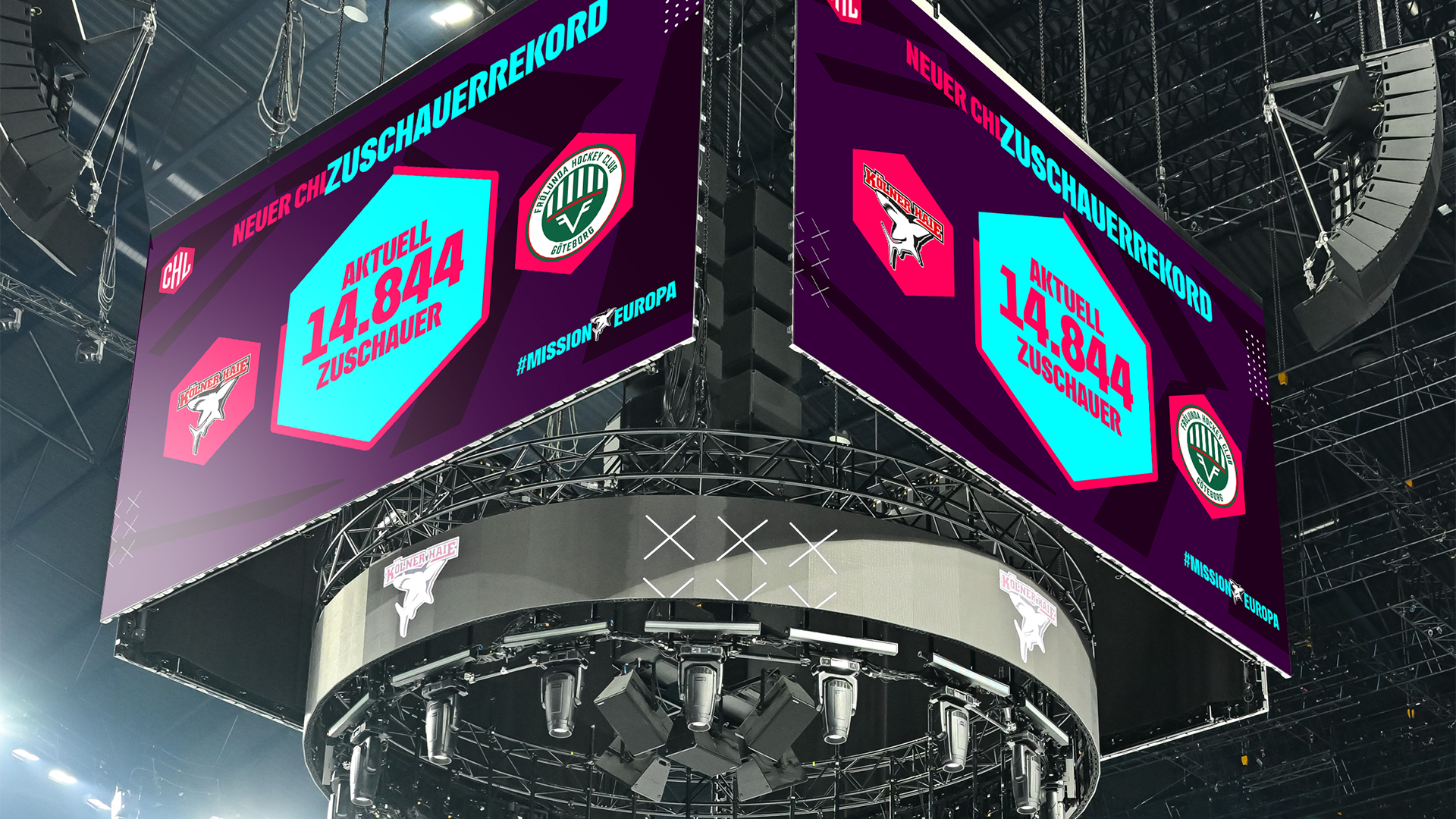 Neuer CHL-Zuschauerrekord – bereits über 14.800 Fans beim Heimspiel gegen Göteborg dabei